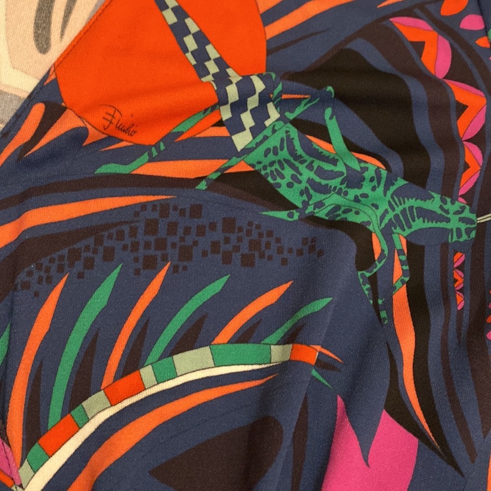 Emilio Pucci Multicolor Abstract Blouse. Size 36 - Picture 7 of 10